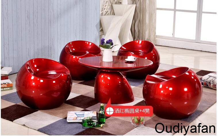 創(chuàng)意玻璃鋼小球凳，獨(dú)特異形小座椅!