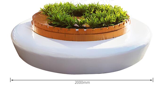 玻璃鋼圓形花壇戶外景觀GRC樹池坐凳 玻璃鋼圓形花壇戶外景觀GRC樹池坐凳