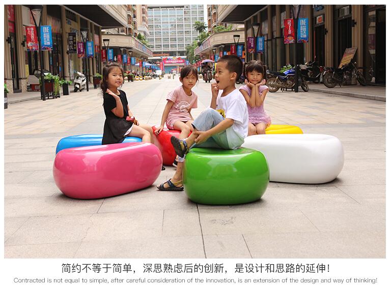 玻璃鋼鵝卵石坐凳 玻璃鋼鵝卵石坐凳