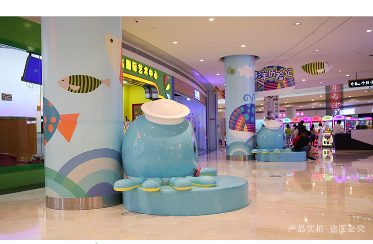 玻璃鋼章魚座椅動物造型異形坐凳 玻璃鋼章魚座椅動物造型異形坐凳