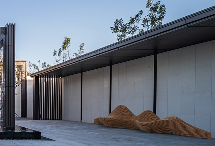 6米木藝切片座椅景觀異形坐凳 6米木藝切片座椅景觀異形坐凳