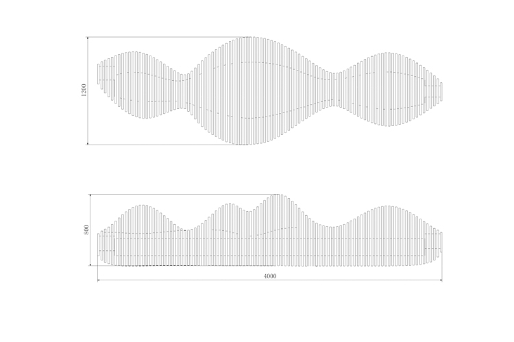 4米木藝切片座椅防腐木創(chuàng)意美陳景觀坐凳