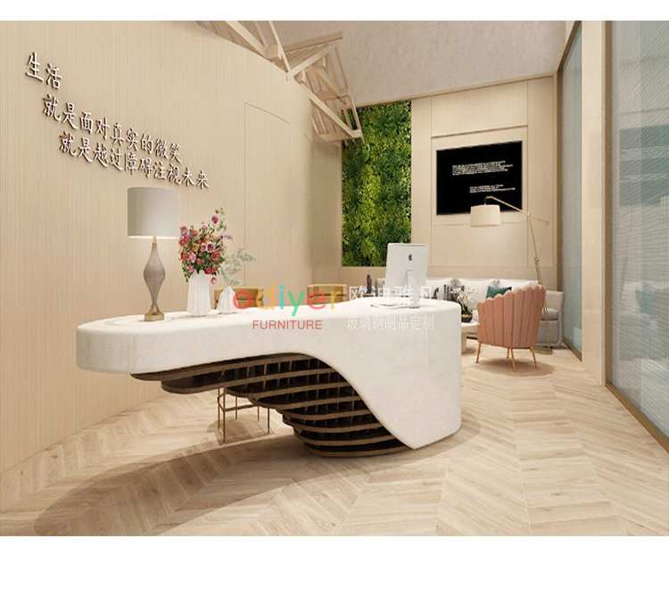 玻璃鋼創(chuàng)意公司接待臺