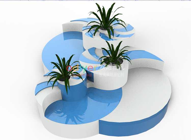 玻璃鋼海螺藝術樹池坐凳