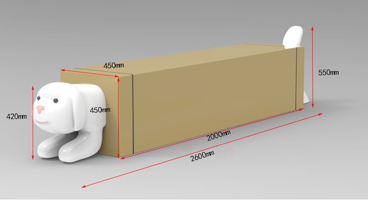 玻璃鋼小狗坐凳 玻璃鋼小狗坐凳