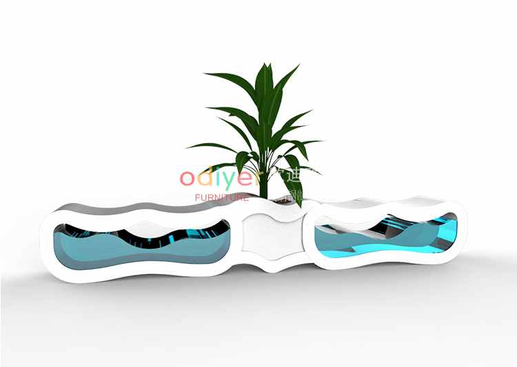 玻璃鋼海浪座椅