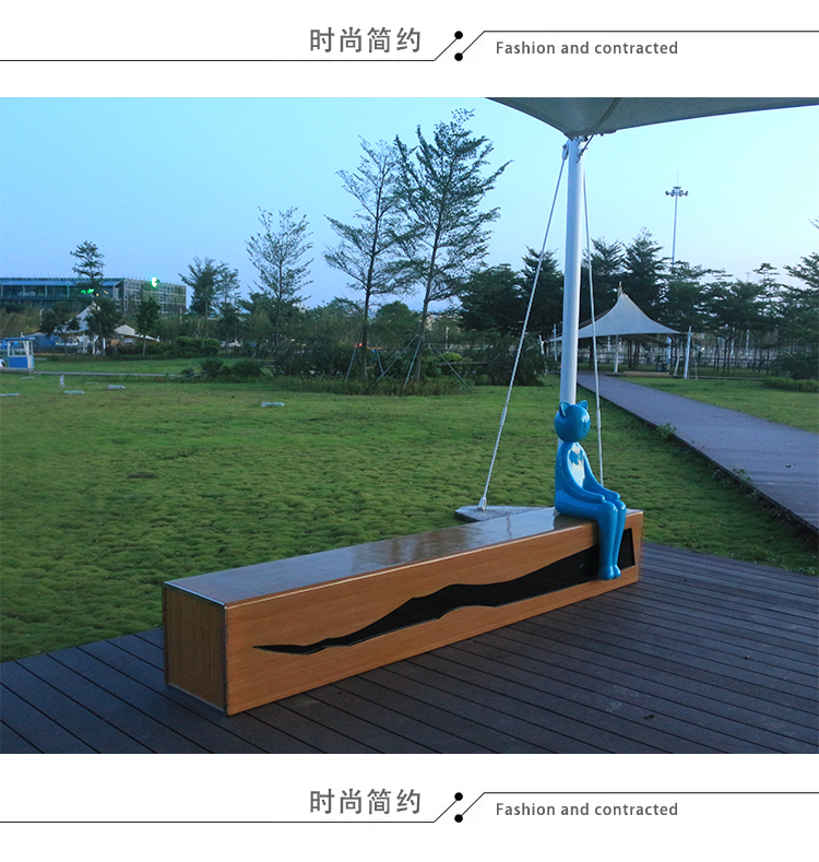 玻璃鋼卡通貓咪休閑椅 玻璃鋼卡通貓咪休閑椅