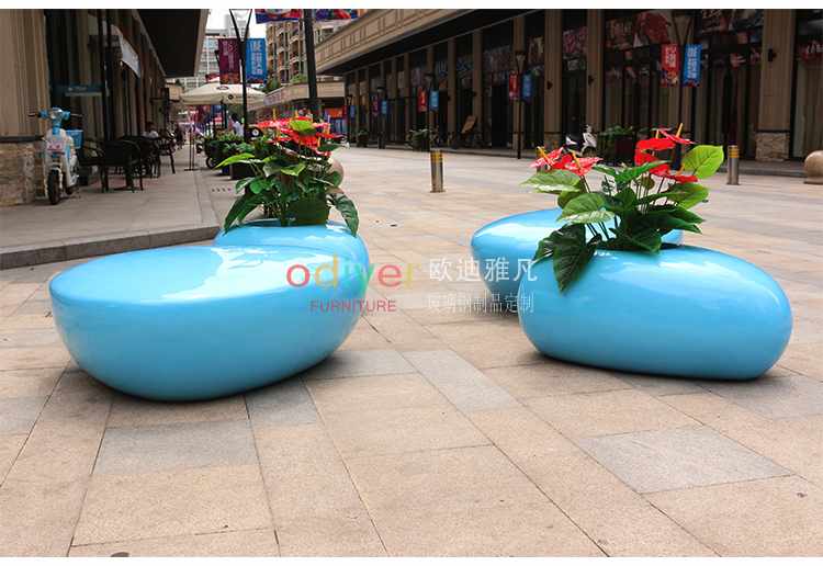 玻璃鋼戶外家具水滴座椅花盆坐凳 玻璃鋼戶外家具水滴座椅花盆坐凳