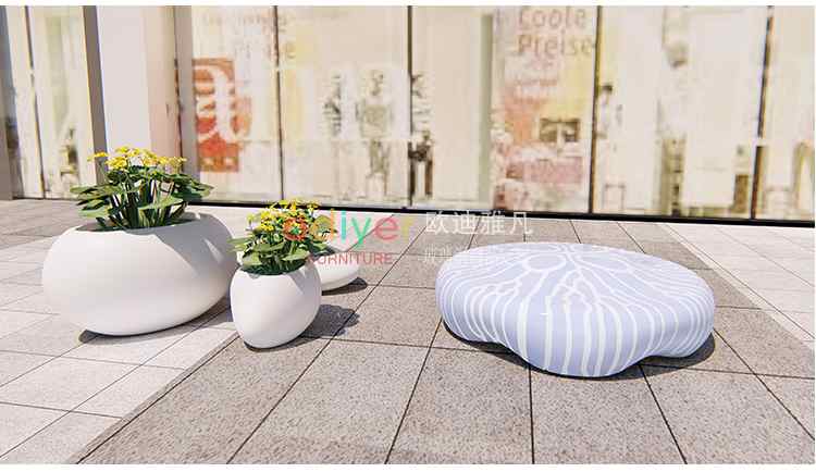 玻璃鋼水母坐凳