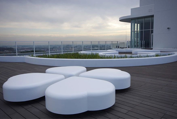 玻璃鋼四葉草坐凳 玻璃鋼四葉草坐凳