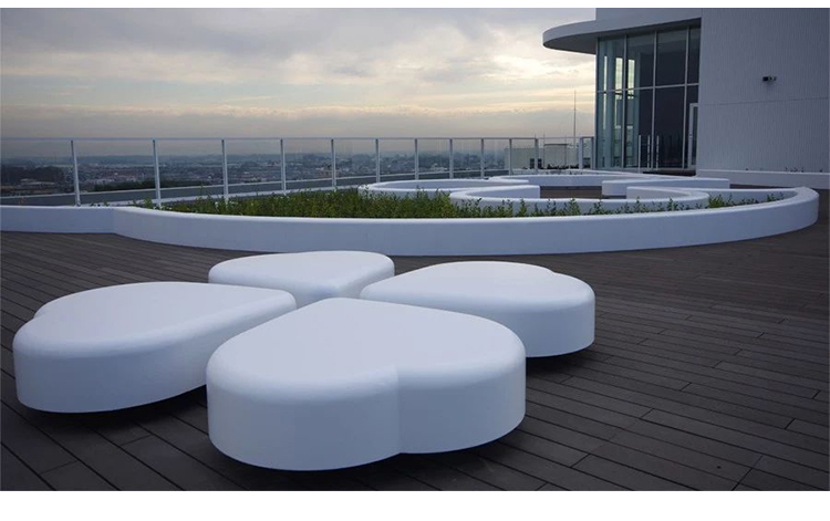 玻璃鋼四葉草坐凳 玻璃鋼四葉草坐凳