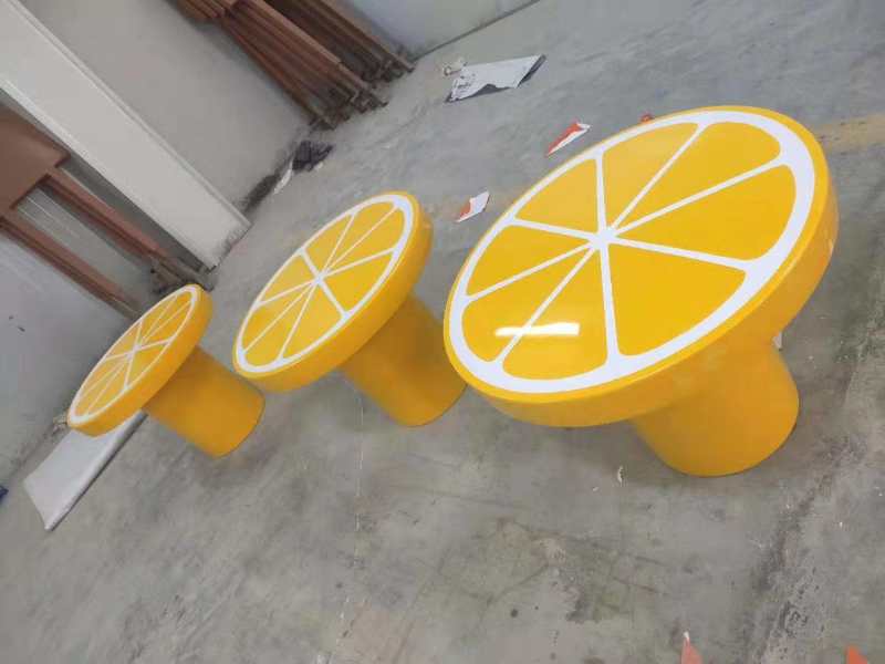 水果玻璃鋼坐凳定制案例