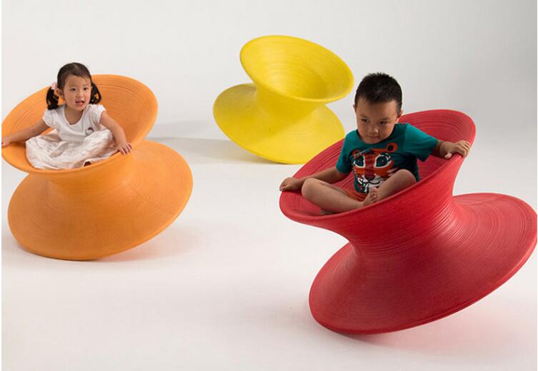 玻璃鋼不倒翁陀螺椅子