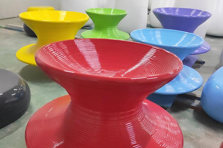 玻璃鋼不倒翁陀螺椅子