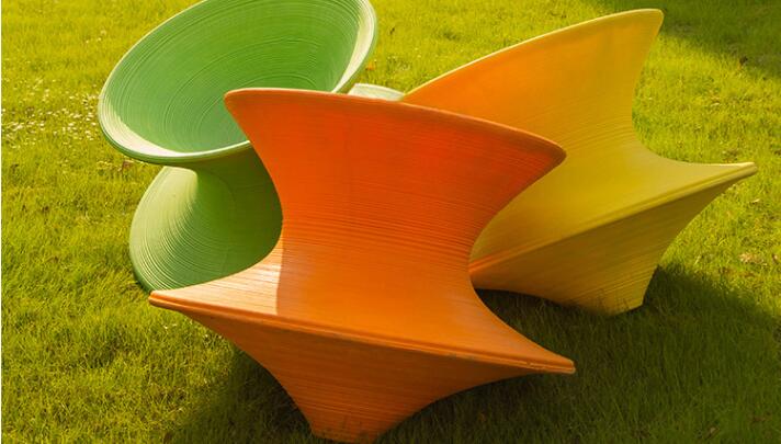 玻璃鋼不倒翁陀螺椅子