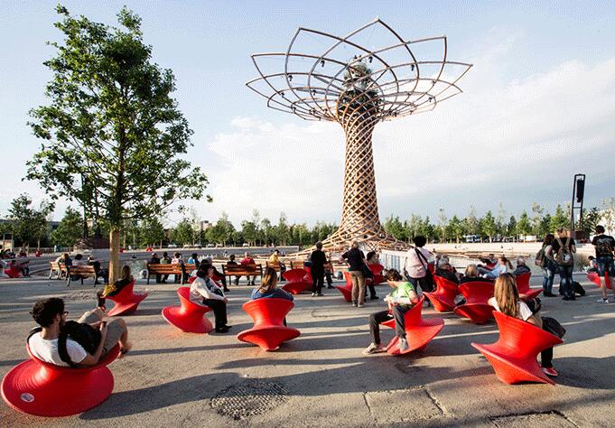 玻璃鋼不倒翁陀螺椅子