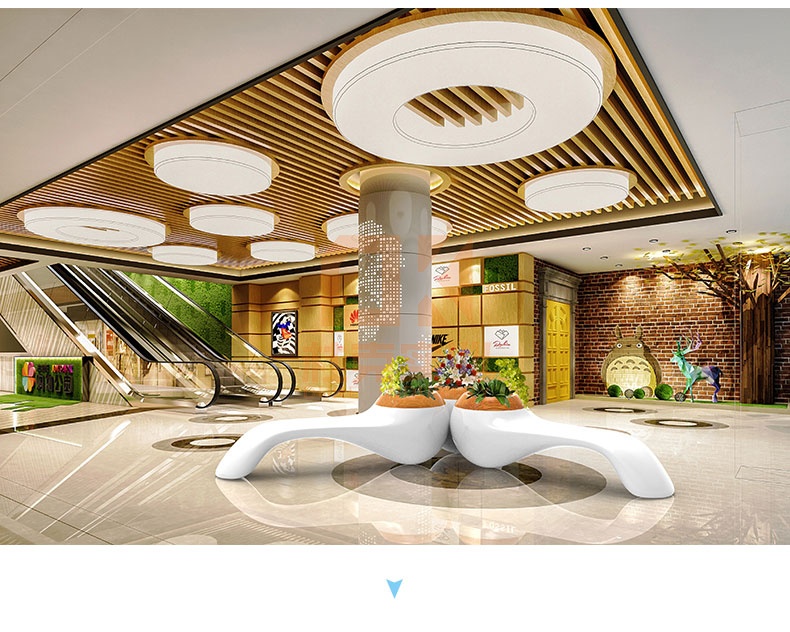 玻璃鋼愛心心形坐凳