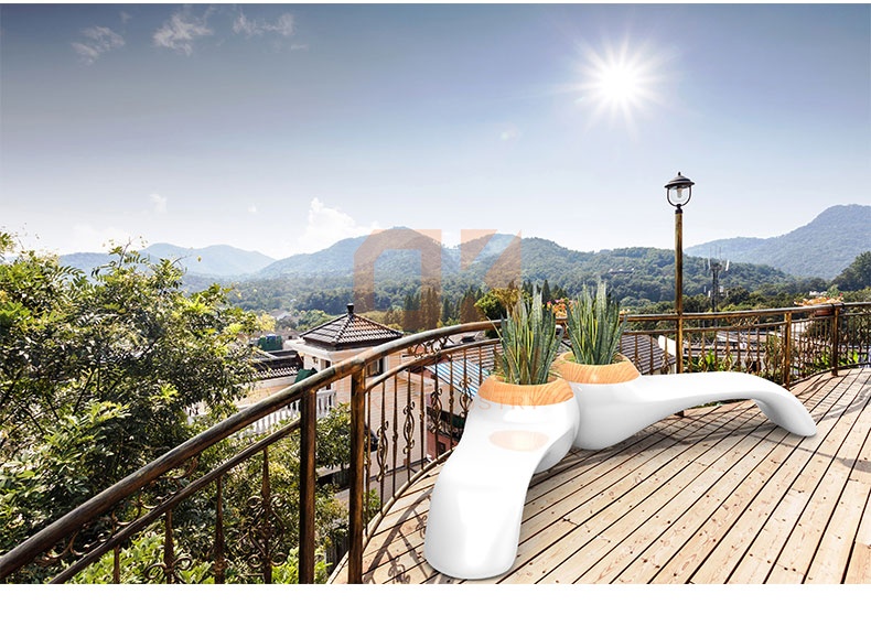 玻璃鋼愛心心形坐凳