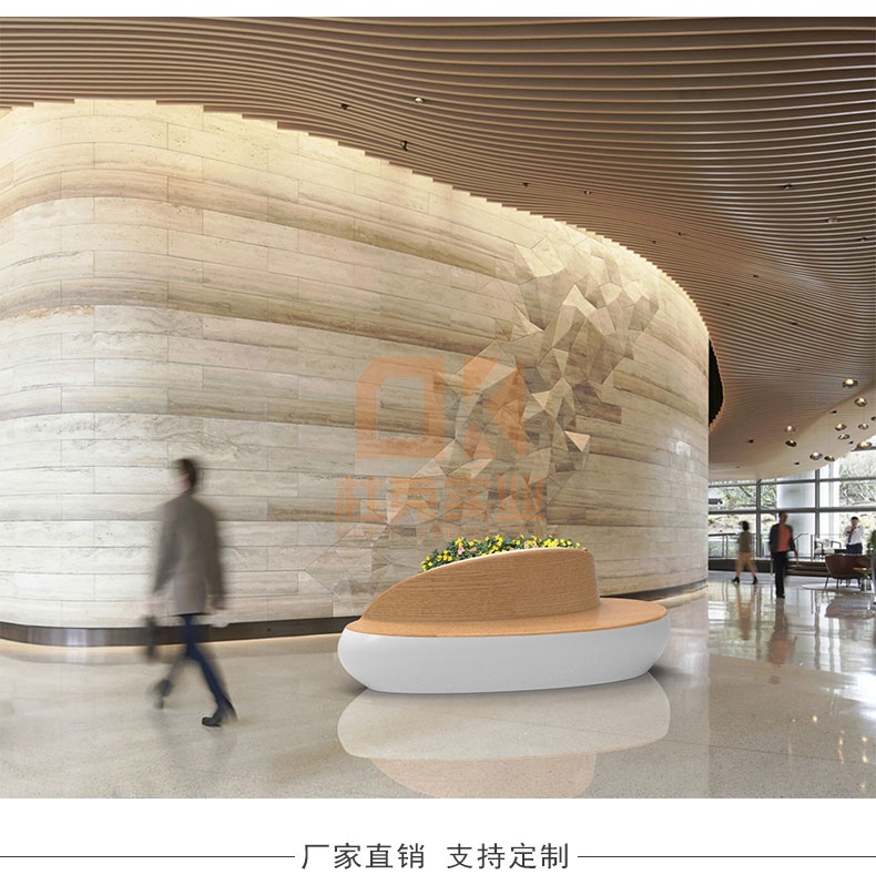 玻璃鋼圓形組合座椅