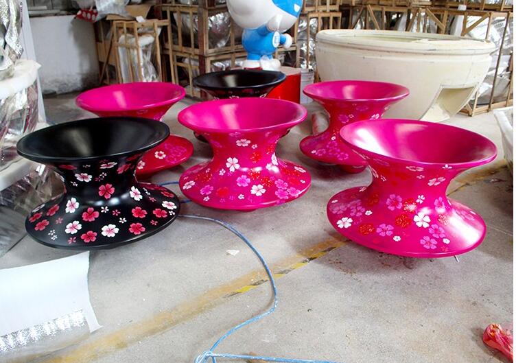 玻璃鋼不倒翁陀螺椅子