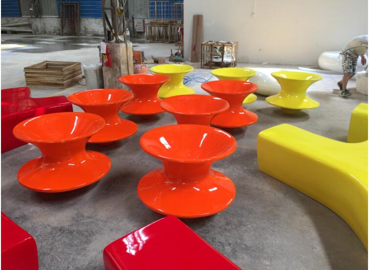 玻璃鋼不倒翁陀螺椅子