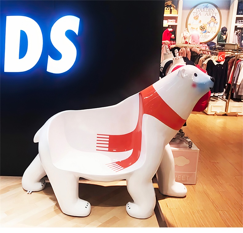 玻璃鋼動物坐凳