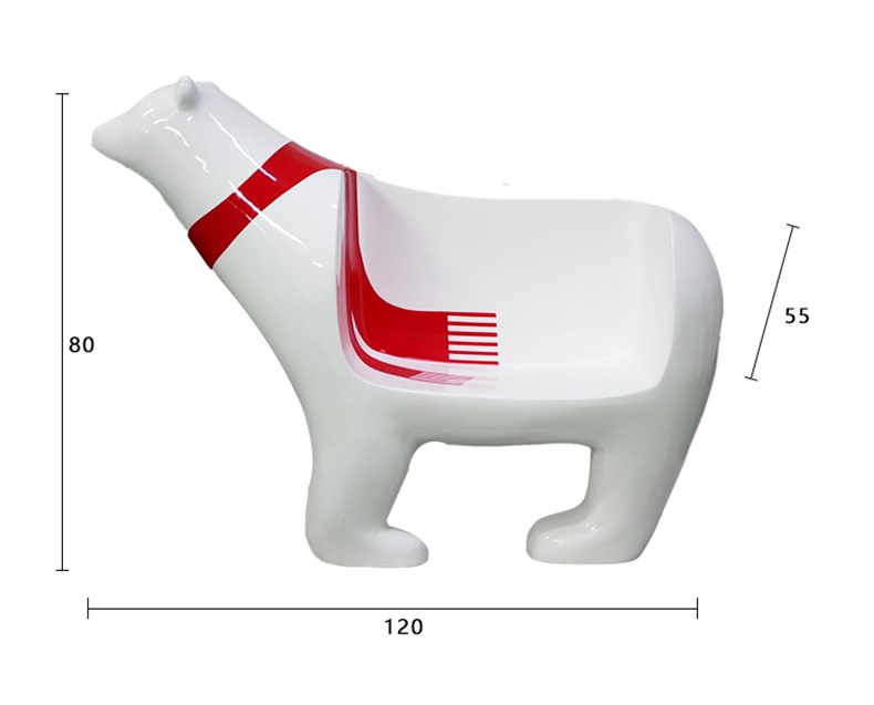 玻璃鋼動物坐凳