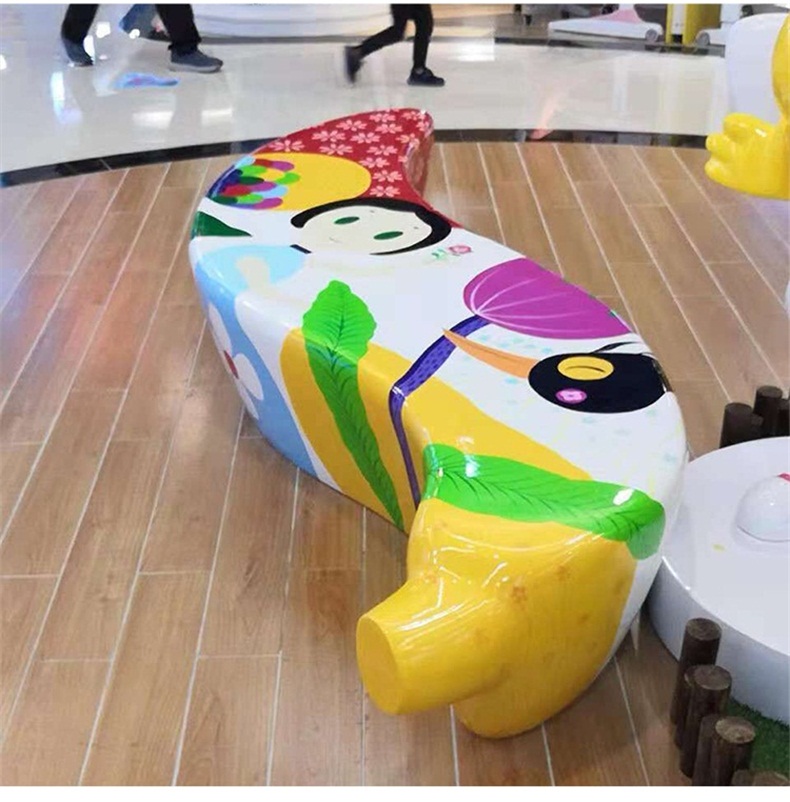 玻璃鋼公共區(qū)域芒果坐凳 玻璃鋼公共區(qū)域芒果坐凳