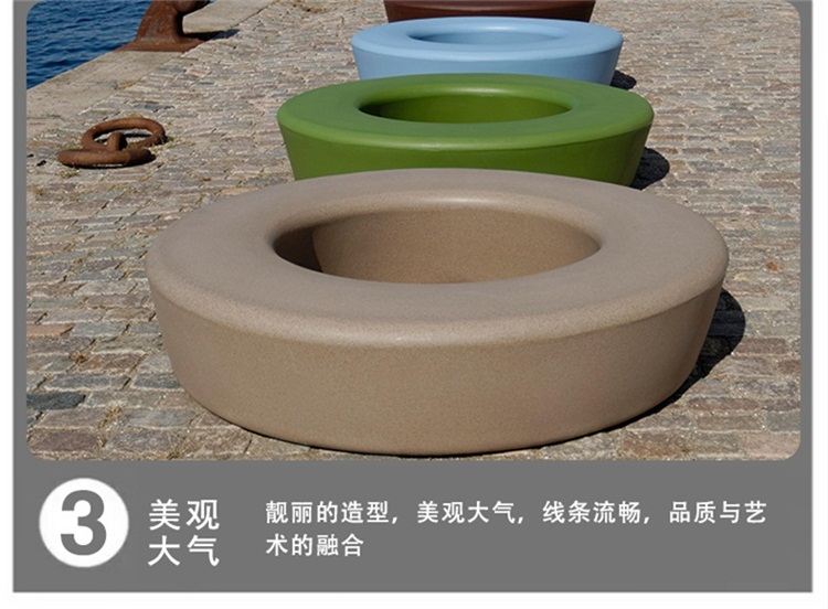 玻璃鋼圓形環(huán)形坐凳
