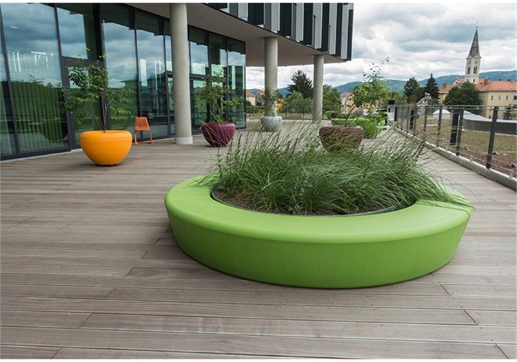 玻璃鋼圓形環(huán)形坐凳