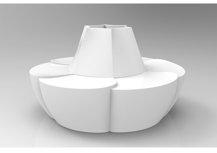 玻璃鋼花型休閑椅 玻璃鋼花型休閑椅