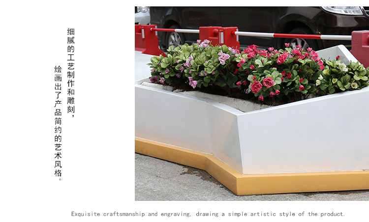 玻璃鋼菱角花池坐凳 玻璃鋼菱角花池坐凳