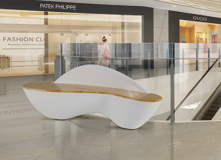 玻璃鋼木面結(jié)合座椅