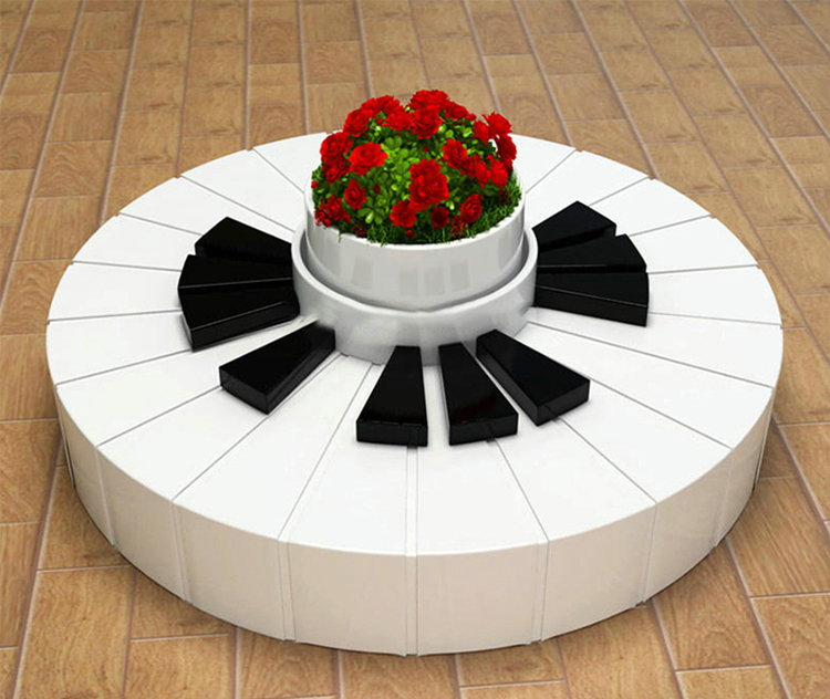 玻璃鋼鋼琴藝術商場座椅