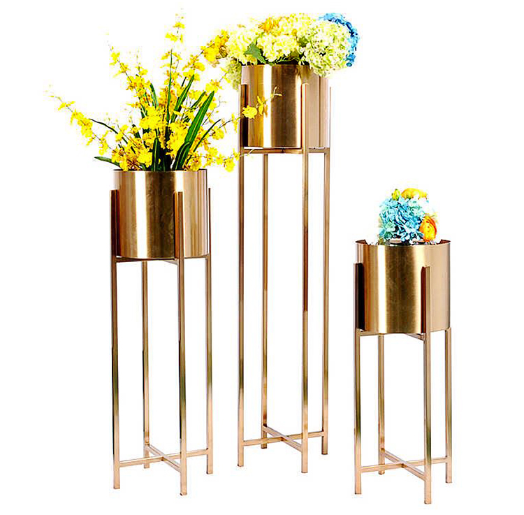 不銹鋼架臺(tái)酒店商場花盆 不銹鋼架臺(tái)酒店商場花盆