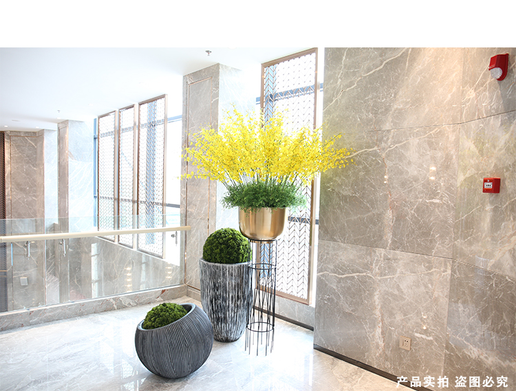 不銹鋼球形花缽