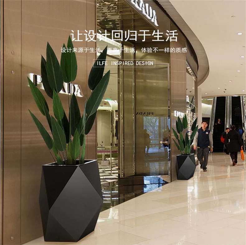 不銹鋼菱形花盆 不銹鋼菱形花盆