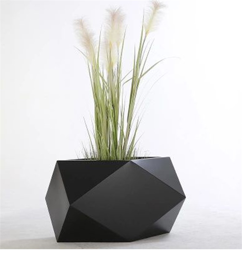 不銹鋼菱形花盆 不銹鋼菱形花盆