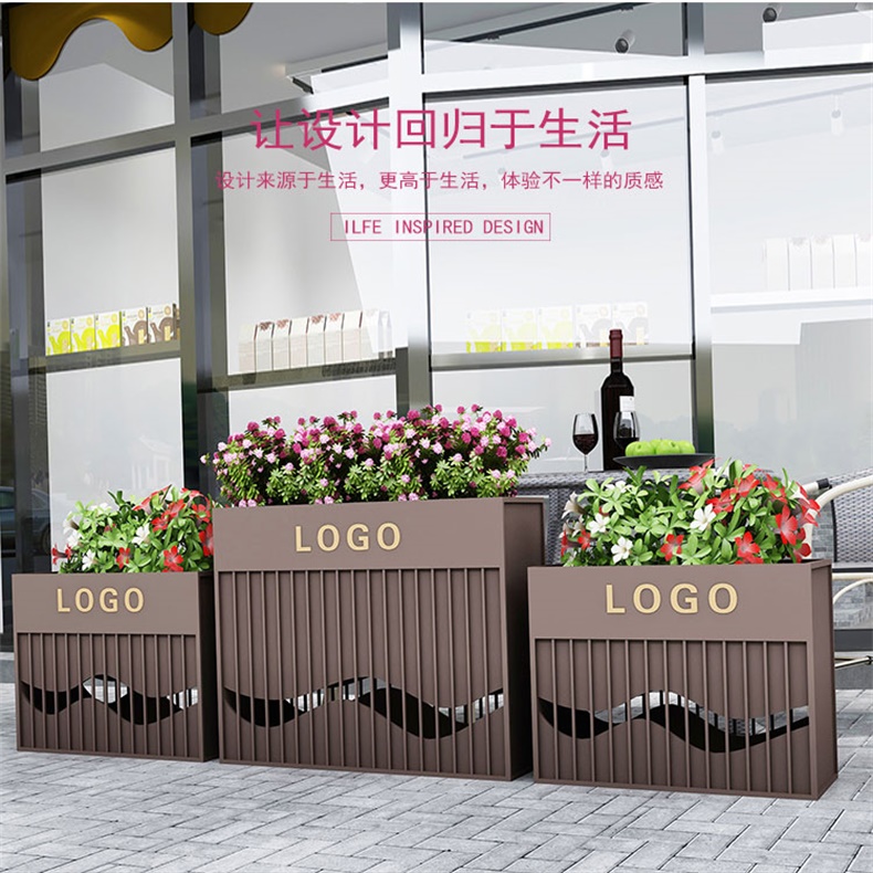 不銹鋼戶外花箱 不銹鋼戶外花箱