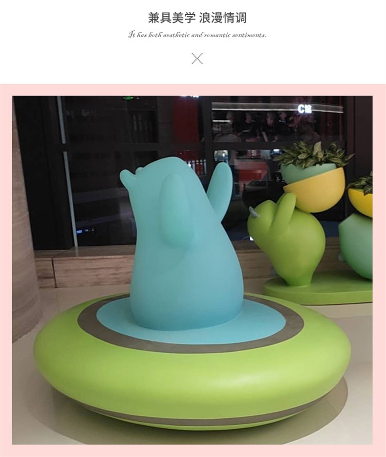 小熊系列玻璃鋼美陳花盆 小熊系列玻璃鋼美陳花盆