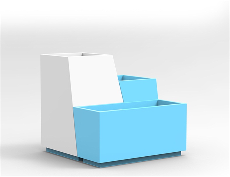 戶外長方形玻璃鋼花箱