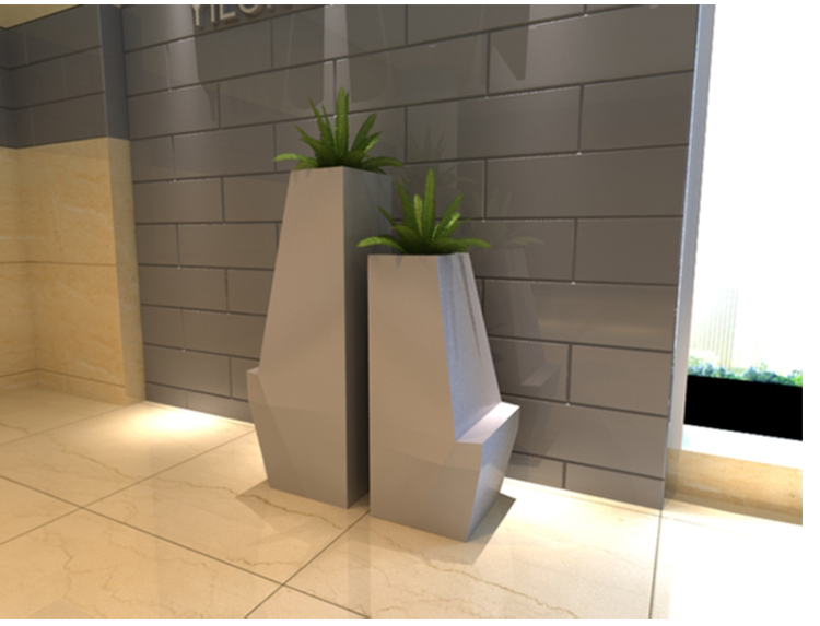 玻璃鋼異形組合花盆