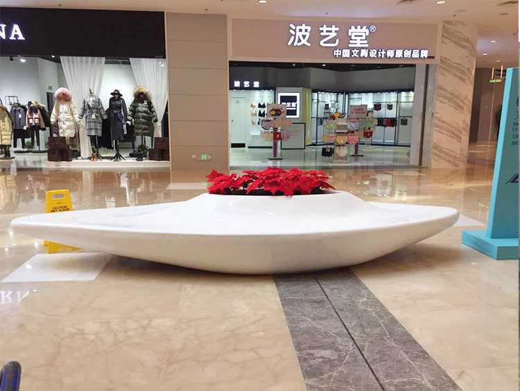 玻璃鋼機場花盆 玻璃鋼機場花盆