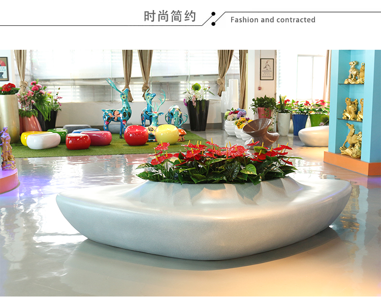 玻璃鋼機場花盆 玻璃鋼機場花盆