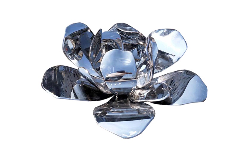 荷花不銹鋼雕塑景觀廣場(chǎng)售樓部雕塑