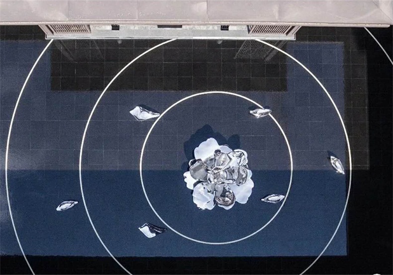 荷花不銹鋼雕塑景觀廣場(chǎng)售樓部雕塑