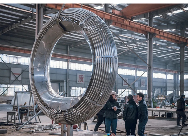 海豚不銹鋼雕塑金屬鏤空鐵藝景觀(guān)廣場(chǎng)雕塑