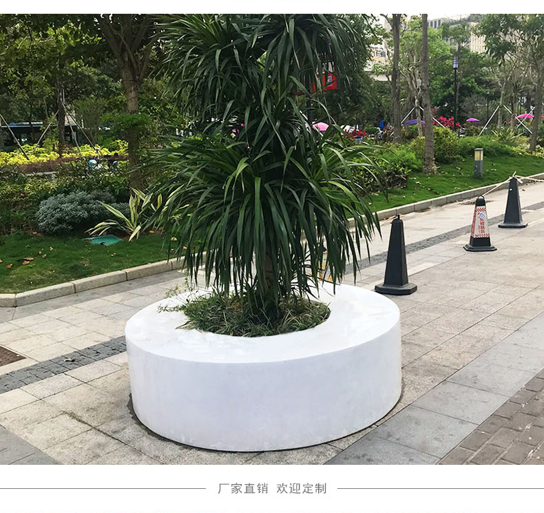 圓形玻璃鋼GRC戶外樹池坐凳 圓形玻璃鋼GRC戶外樹池坐凳