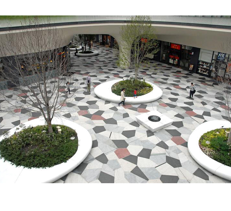 玻璃鋼GRC樹池坐凳定制