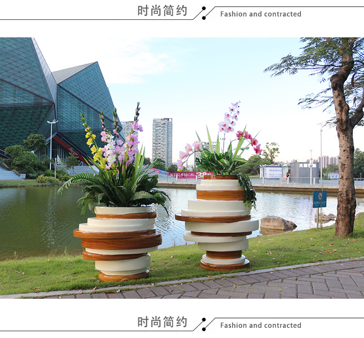 異形戶外玻璃鋼花盆 異形戶外玻璃鋼花盆
